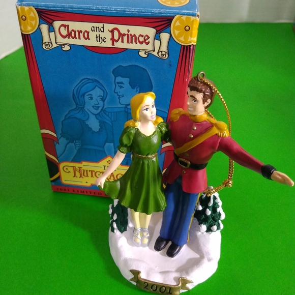 The Nutcracker Clara & The Prince Ornament - Picture 1 of 2